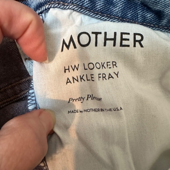 Mother Jeans High Waist Looker Ankle Fray - Picture 4 of 6